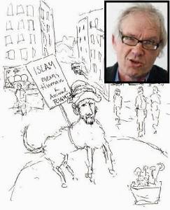 Vilks-cartoom