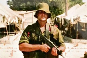 "Aaron Cohen, pendant son service militaire"